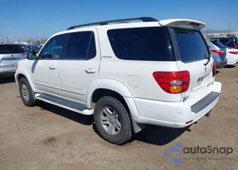 2003 Toyota Sequoia Limited V8 z USA, uszkodzony, nr VIN 5TDBT48A13S168445